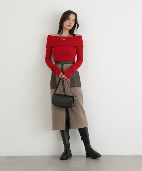 PINKY & DIANNE / ピンキーアンドダイアン スカート | ◆ウールレットジップスカート | 詳細4