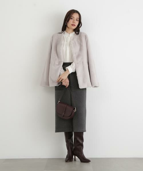 PINKY & DIANNE / ピンキーアンドダイアン スカート | ◆ウールレットジップスカート | 詳細13