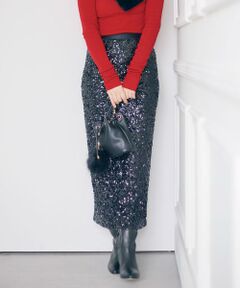 PINKY & DIANNE / ピンキーアンドダイアン スカート | ◆スパンコールスカート