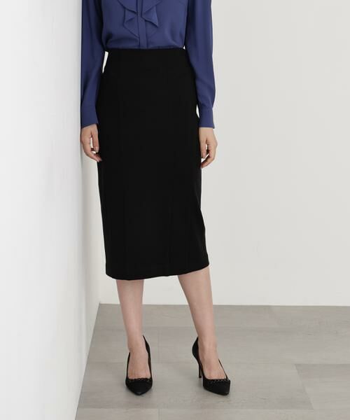 PINKY & DIANNE / ピンキーアンドダイアン スカート | ◆ウールスムースカッティングタイトスカート | 詳細2