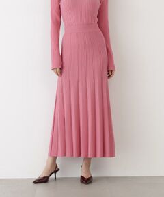 PINKY & DIANNE / ピンキーアンドダイアン スカート | ◆ニットプリーツフレアースカート