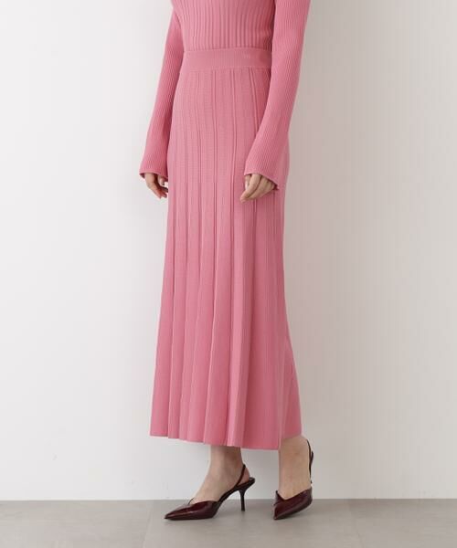 PINKY & DIANNE / ピンキーアンドダイアン スカート | ◆ニットプリーツフレアースカート | 詳細2