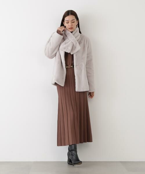 PINKY & DIANNE / ピンキーアンドダイアン スカート | ◆ニットプリーツフレアースカート | 詳細21