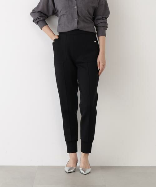 PINKY & DIANNE / ピンキーアンドダイアン パンツ | ◆パッチポケットジョガーパンツ(ブラック)