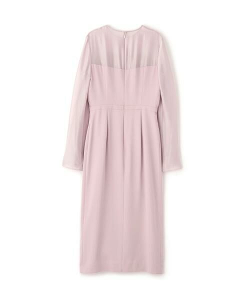 PINKY & DIANNE / ピンキーアンドダイアン ミニ丈・ひざ丈ワンピース | ◆パールスリーブドッキングワンピース | 詳細13