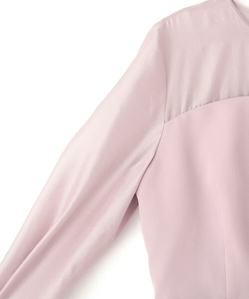 PINKY & DIANNE / ピンキーアンドダイアン ミニ丈・ひざ丈ワンピース | ◆パールスリーブドッキングワンピース | 詳細15