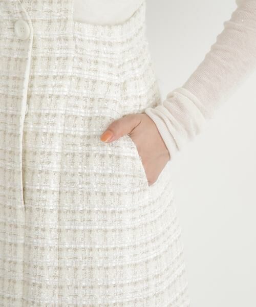 PINKY & DIANNE / ピンキーアンドダイアン ミニ丈・ひざ丈ワンピース | ◆ループツイードジャンバースカート | 詳細10
