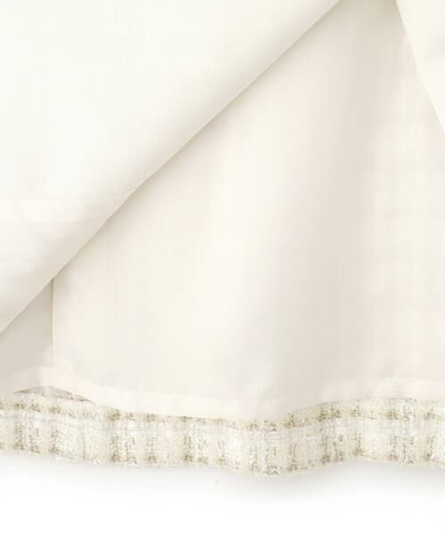 PINKY & DIANNE / ピンキーアンドダイアン ミニ丈・ひざ丈ワンピース | ◆ループツイードジャンバースカート | 詳細12