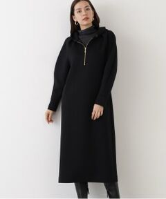 PINKY & DIANNE / ピンキーアンドダイアン ミニ丈・ひざ丈ワンピース | ◆タックスリーブフーディワンピース