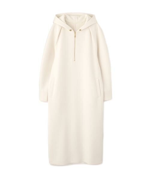 PINKY & DIANNE / ピンキーアンドダイアン ミニ丈・ひざ丈ワンピース | ◆タックスリーブフーディワンピース | 詳細1