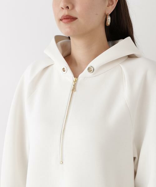 PINKY & DIANNE / ピンキーアンドダイアン ミニ丈・ひざ丈ワンピース | ◆タックスリーブフーディワンピース | 詳細11