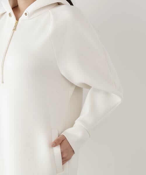 PINKY & DIANNE / ピンキーアンドダイアン ミニ丈・ひざ丈ワンピース | ◆タックスリーブフーディワンピース | 詳細12