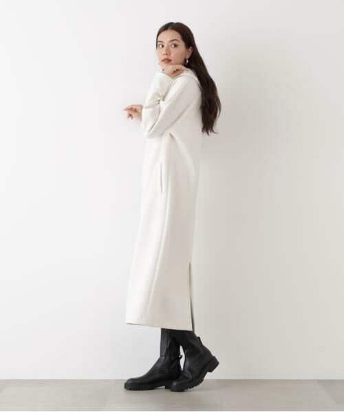 PINKY & DIANNE / ピンキーアンドダイアン ミニ丈・ひざ丈ワンピース | ◆タックスリーブフーディワンピース | 詳細6