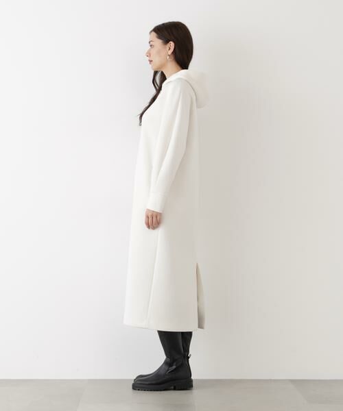 PINKY & DIANNE / ピンキーアンドダイアン ミニ丈・ひざ丈ワンピース | ◆タックスリーブフーディワンピース | 詳細9