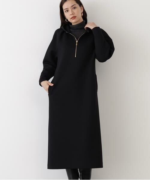 PINKY & DIANNE / ピンキーアンドダイアン ミニ丈・ひざ丈ワンピース | ◆タックスリーブフーディワンピース | 詳細26