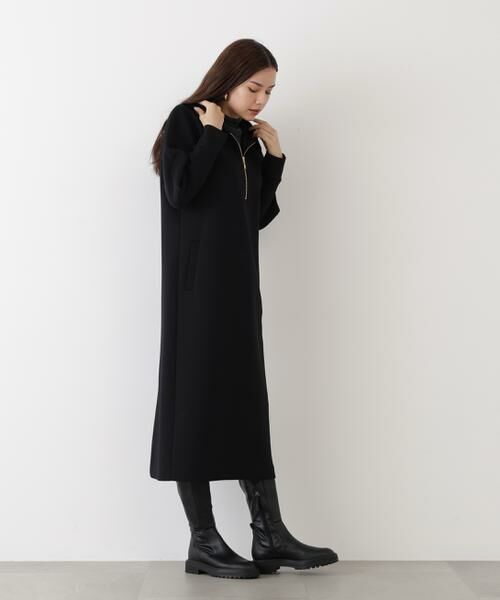 PINKY & DIANNE / ピンキーアンドダイアン ミニ丈・ひざ丈ワンピース | ◆タックスリーブフーディワンピース | 詳細27