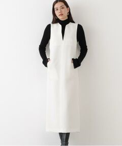 PINKY & DIANNE / ピンキーアンドダイアン ミニ丈・ひざ丈ワンピース | ◆キーネックジャンパースカート