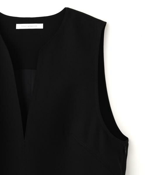 PINKY & DIANNE / ピンキーアンドダイアン ミニ丈・ひざ丈ワンピース | ◆キーネックジャンパースカート | 詳細21