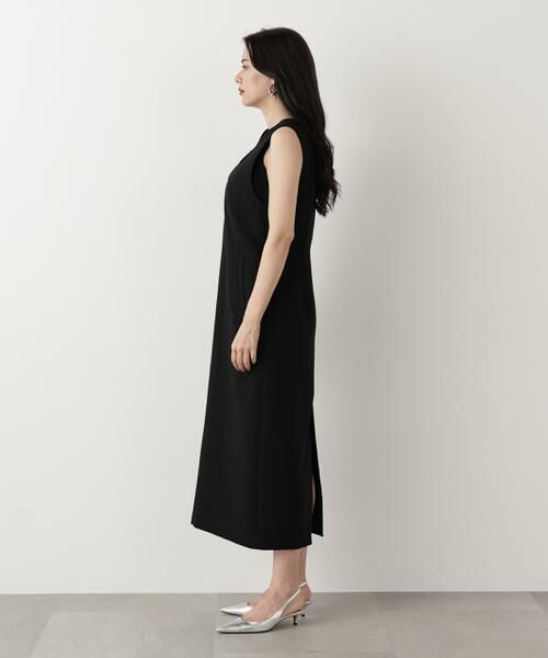 PINKY & DIANNE / ピンキーアンドダイアン ミニ丈・ひざ丈ワンピース | ◆キーネックジャンパースカート | 詳細13