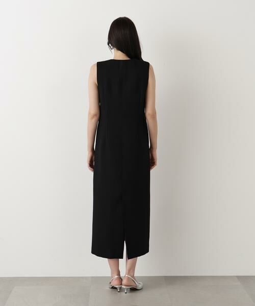 PINKY & DIANNE / ピンキーアンドダイアン ミニ丈・ひざ丈ワンピース | ◆キーネックジャンパースカート | 詳細14