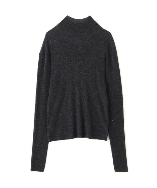 PINKY & DIANNE / ピンキーアンドダイアン ニット・セーター | ◆スパンコールシアーモックネックプルオーバー | 詳細24