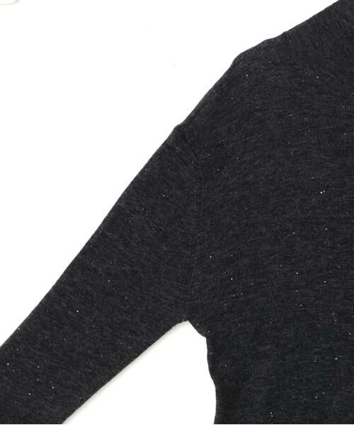 PINKY & DIANNE / ピンキーアンドダイアン ニット・セーター | ◆スパンコールシアーモックネックプルオーバー | 詳細26