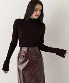 PINKY & DIANNE / ピンキーアンドダイアン ニット・セーター | ◆ウールモックネックプルオーバー