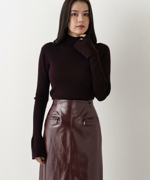 PINKY & DIANNE / ピンキーアンドダイアン ニット・セーター | ◆ウールモックネックプルオーバー | 詳細12