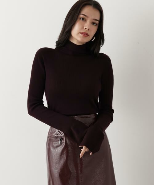 PINKY & DIANNE / ピンキーアンドダイアン ニット・セーター | ◆ウールモックネックプルオーバー | 詳細13
