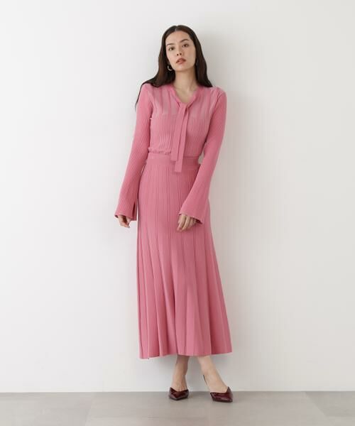 PINKY & DIANNE / ピンキーアンドダイアン ニット・セーター | ◆ベルスリーブボウタイニットプルオーバー | 詳細5