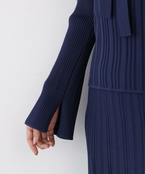 PINKY & DIANNE / ピンキーアンドダイアン ニット・セーター | ◆ベルスリーブボウタイニットプルオーバー | 詳細17