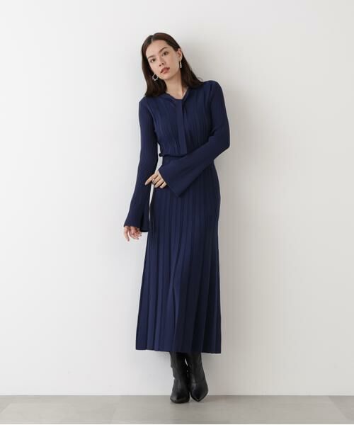 PINKY & DIANNE / ピンキーアンドダイアン ニット・セーター | ◆ベルスリーブボウタイニットプルオーバー | 詳細11