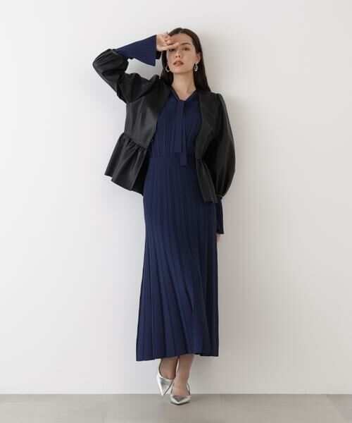 PINKY & DIANNE / ピンキーアンドダイアン ニット・セーター | ◆ベルスリーブボウタイニットプルオーバー | 詳細12