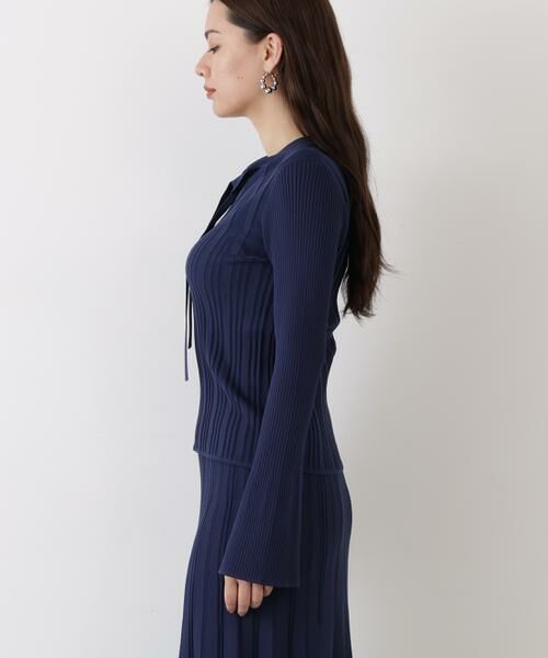 PINKY & DIANNE / ピンキーアンドダイアン ニット・セーター | ◆ベルスリーブボウタイニットプルオーバー | 詳細13