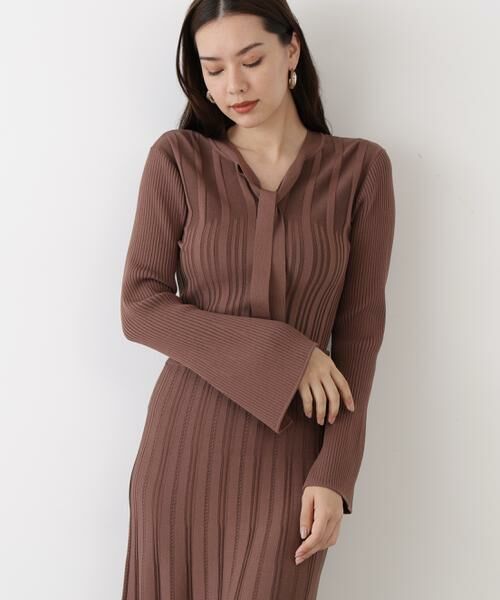 PINKY & DIANNE / ピンキーアンドダイアン ニット・セーター | ◆ベルスリーブボウタイニットプルオーバー | 詳細20