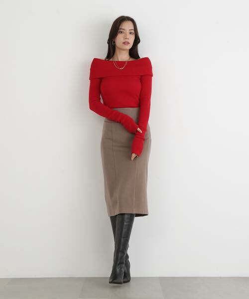 PINKY & DIANNE / ピンキーアンドダイアン ニット・セーター | ◆オフショルダー２ＷＡＹニットプルオーバー | 詳細10