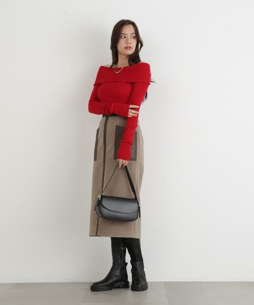 PINKY & DIANNE / ピンキーアンドダイアン ニット・セーター | ◆オフショルダー２ＷＡＹニットプルオーバー | 詳細11