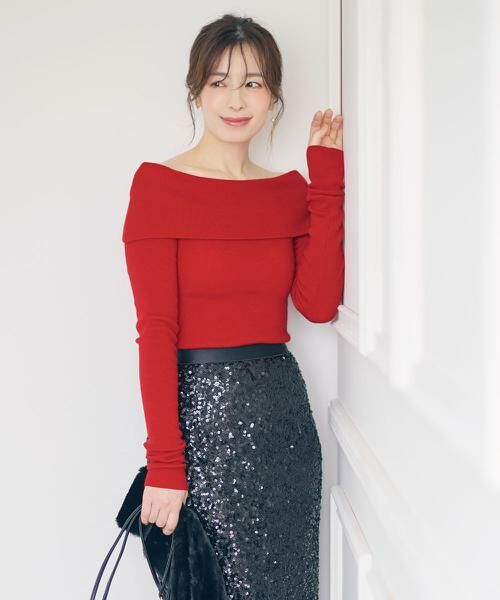 PINKY & DIANNE / ピンキーアンドダイアン ニット・セーター | ◆オフショルダー２ＷＡＹニットプルオーバー | 詳細2