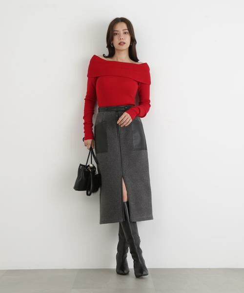 PINKY & DIANNE / ピンキーアンドダイアン ニット・セーター | ◆オフショルダー２ＷＡＹニットプルオーバー | 詳細8