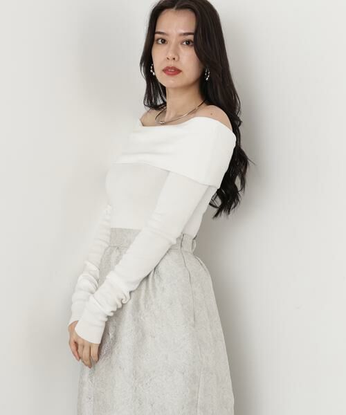 PINKY & DIANNE / ピンキーアンドダイアン ニット・セーター | ◆オフショルダー２ＷＡＹニットプルオーバー | 詳細14