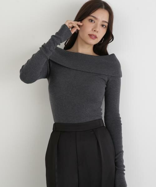 PINKY & DIANNE / ピンキーアンドダイアン ニット・セーター | ◆オフショルダー２ＷＡＹニットプルオーバー | 詳細21