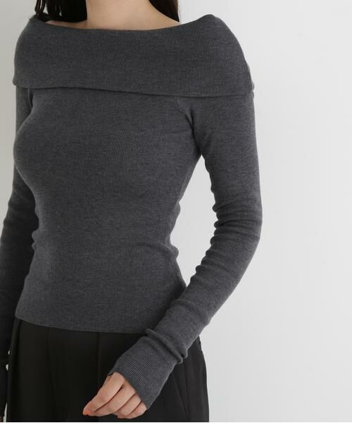 PINKY & DIANNE / ピンキーアンドダイアン ニット・セーター | ◆オフショルダー２ＷＡＹニットプルオーバー | 詳細27