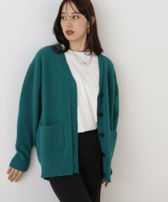 PINKY & DIANNE / ピンキーアンドダイアン カーディガン・ボレロ | ◆［WEB限定色 ピンク］フェザーヤーンオーバーカーディガン