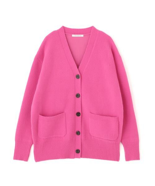 PINKY & DIANNE / ピンキーアンドダイアン カーディガン・ボレロ | ◆［WEB限定色 ピンク］フェザーヤーンオーバーカーディガン | 詳細1