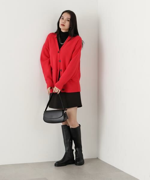 PINKY & DIANNE / ピンキーアンドダイアン カーディガン・ボレロ | ◆［WEB限定色 ピンク］フェザーヤーンオーバーカーディガン | 詳細11