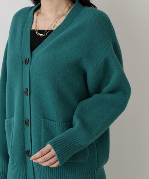 PINKY & DIANNE / ピンキーアンドダイアン カーディガン・ボレロ | ◆［WEB限定色 ピンク］フェザーヤーンオーバーカーディガン | 詳細23