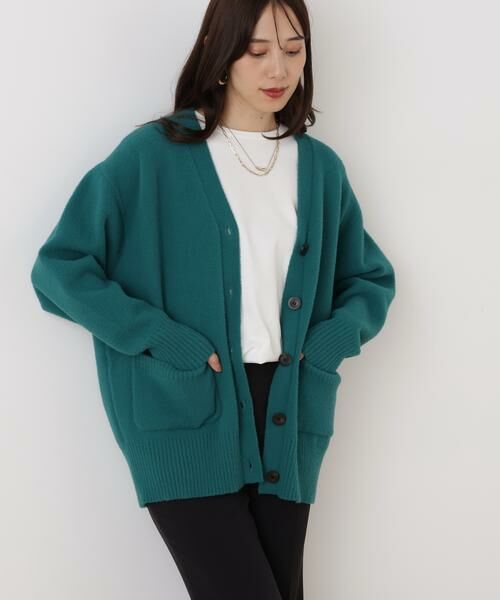 PINKY & DIANNE / ピンキーアンドダイアン カーディガン・ボレロ | ◆［WEB限定色 ピンク］フェザーヤーンオーバーカーディガン | 詳細14