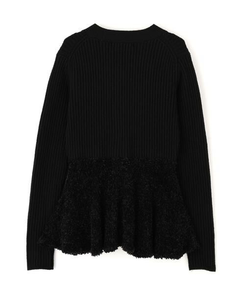 PINKY & DIANNE / ピンキーアンドダイアン カーディガン・ボレロ | ◆ツイードコンビペプラムカーディガン | 詳細19