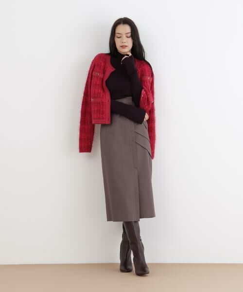 PINKY & DIANNE / ピンキーアンドダイアン カーディガン・ボレロ | ◆フェザーヤーンツイードニットジャケット | 詳細3