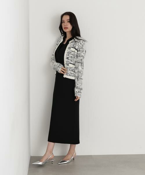 PINKY & DIANNE / ピンキーアンドダイアン カーディガン・ボレロ | ◆フェザーヤーンツイードニットジャケット | 詳細11